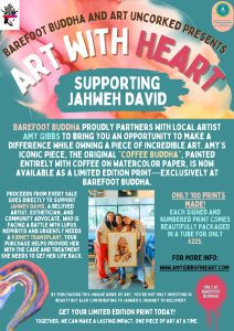 Barefoot Buddha and Art Uncorked present Art with Heart – A Benefit for Jahweh David St. Thomas USVI Barefoot Buddha and Art Uncorked present Art with Heart - A Benefit for Jahweh David